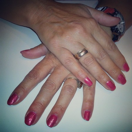 Bluesky gelpolish Pink Glitter